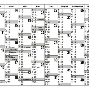 Skolekalender 2025-2026